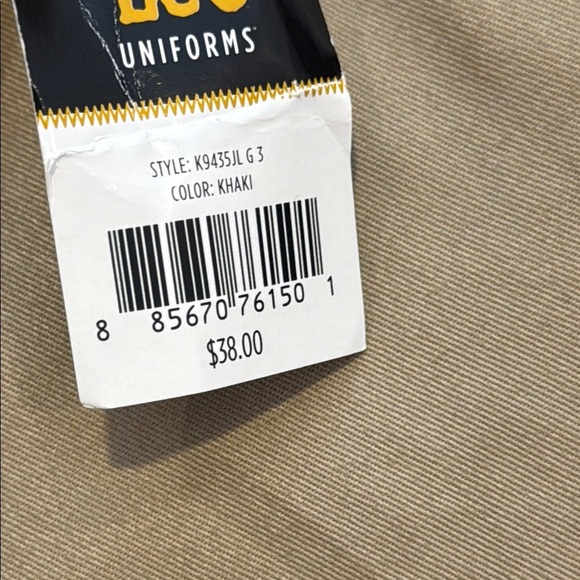 Lee Uniforms 3 Original Skinny Leg Juniors Khaki Tan Pants - Picture 4 of 8
